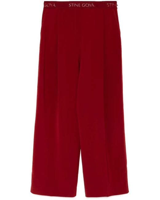 Stine Goya ワイドパンツ Red