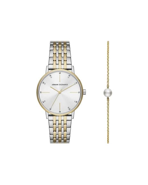 Bracciale 36Mm di ARMANI EXCHANGE in White