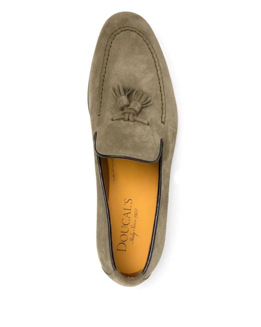 Derbies En Daim Doucal's pour homme en coloris Gray