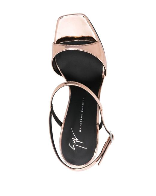 Giuseppe Zanotti Pink Sylvy 145mm Block-heel Sandals