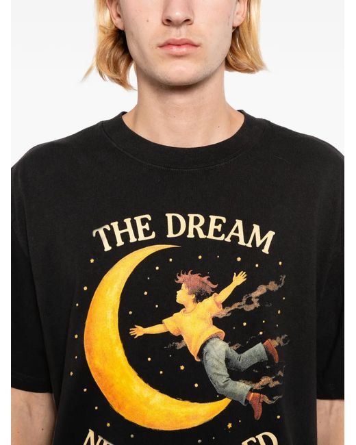 Melt Black T-Shirt À Imprimé Graphique for men