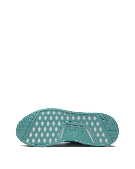 Adidas Blue X Pharrell Williams Nmd Human Race "Aqua" Sneakers