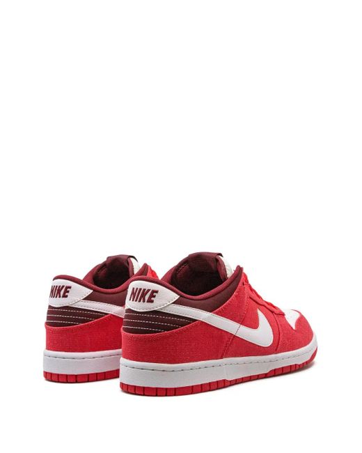 Nike Red Dunk Low "Hyper" Sneakers