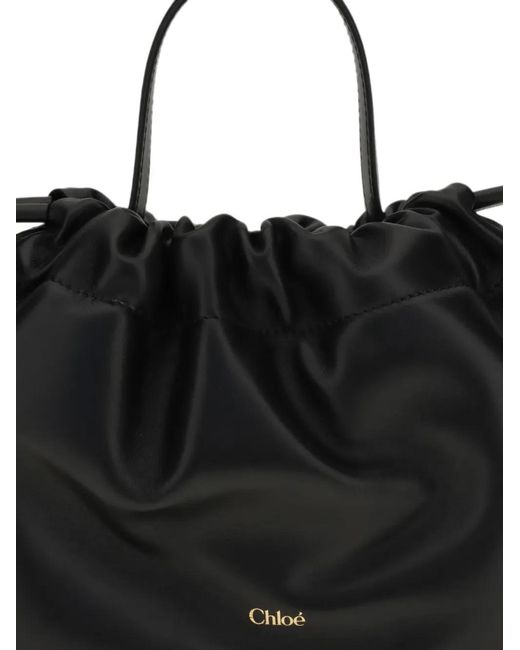 Borsa A Secchiello Icons Piccola di Chloé in Black