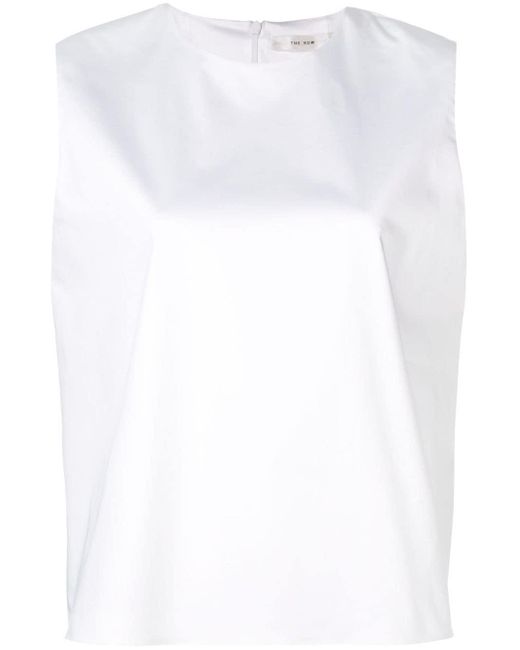 boxy sleeveless t shirt