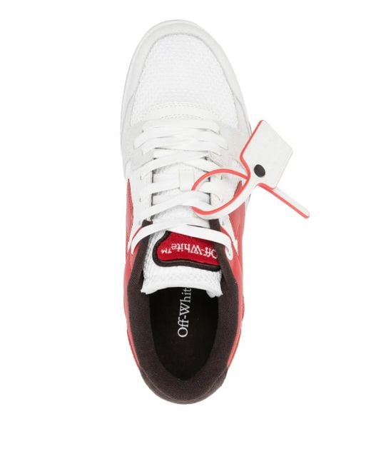 Off-White c/o Virgil Abloh Slim Out Of Office Low-Top Sneakers in het White voor heren