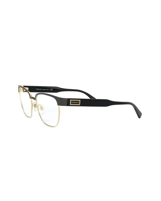 Versace Black Square-Frame Glasses for men