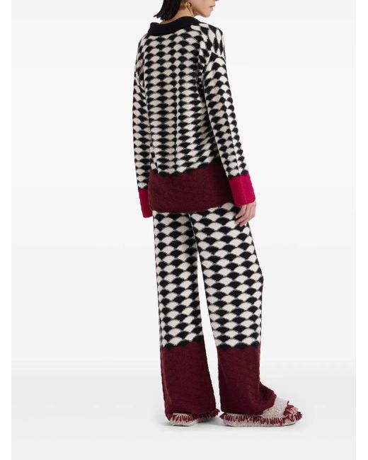 LaDoubleJ Red Lounge Trousers