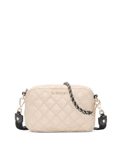 MZ Wallace Natural Crosby Quilted Crossbody Bag