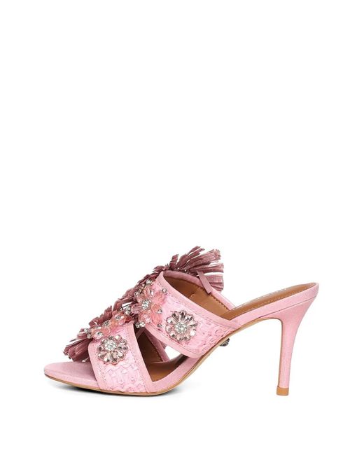 Kurt Geiger Pink Sandales À Bout Ouvert
