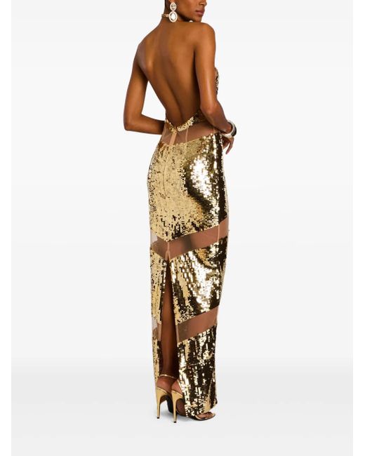 retroféte Metallic Kaeli Kleid