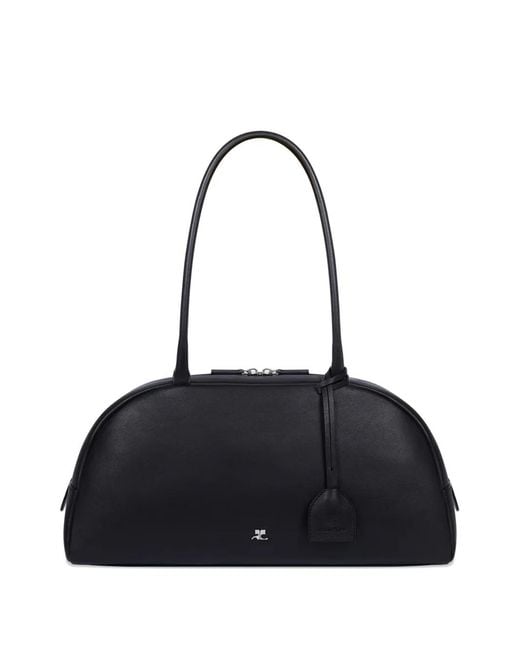 Courreges Black Monday Shoulder Bag