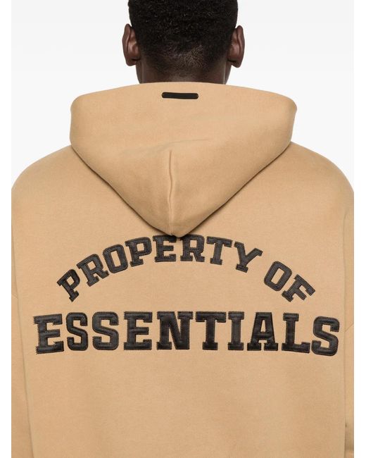 Fear Of God Natural Half-Zip Hoodie for men