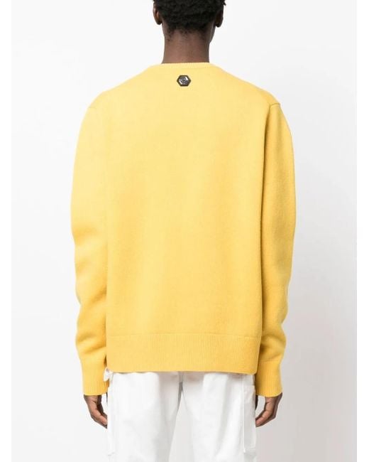 Pullover di Philipp Plein in Yellow da Uomo