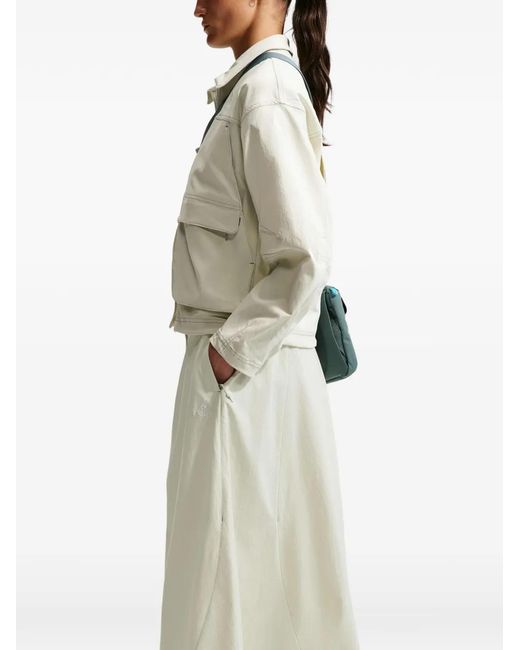 Falda Midi Smith Summit Con Cinturón Nike de color White