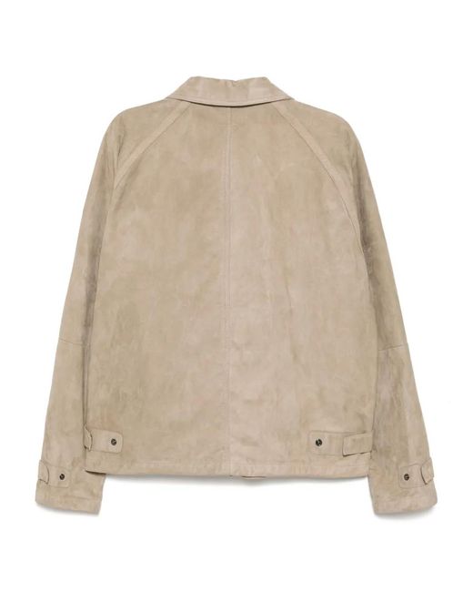Giorgio Armani Natural Suede Jacket for men
