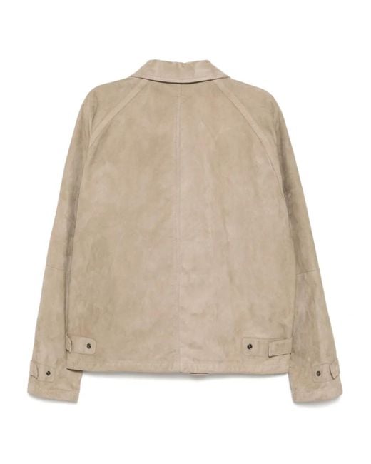 Giorgio Armani Natural Suede Jacket for men