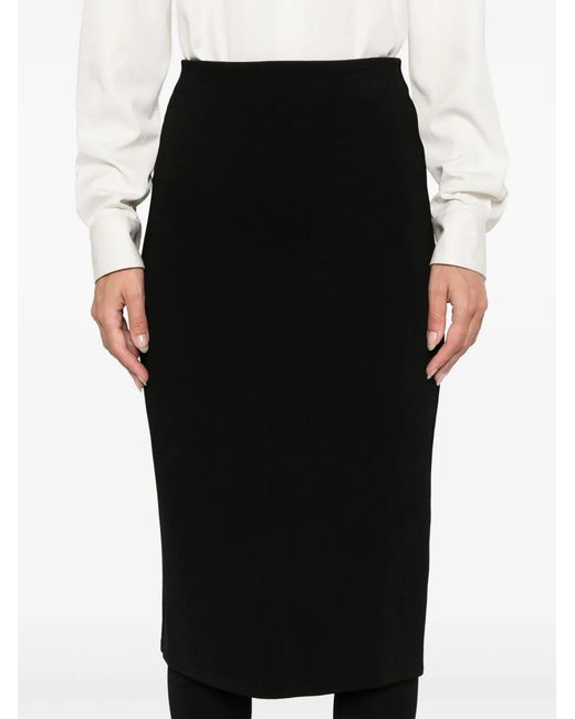 The Row Black Hodette Skirt