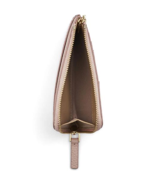 Marc Jacobs Pink The Leather Top Zip Multi Wallet