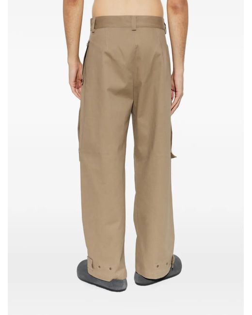 DARKPARK Natural Adrian Panelled Cargo Pants for men