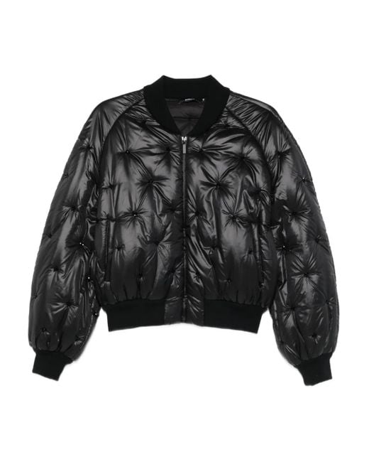Veste Bomber Matelassée À Ornements Amen en coloris Black