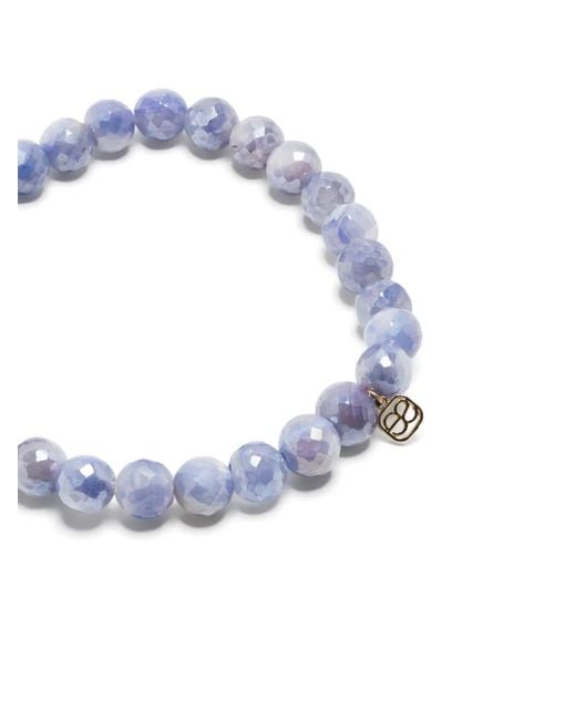 Sydney Evan Blue 14Kt & Diamond Moonstone Bracelet