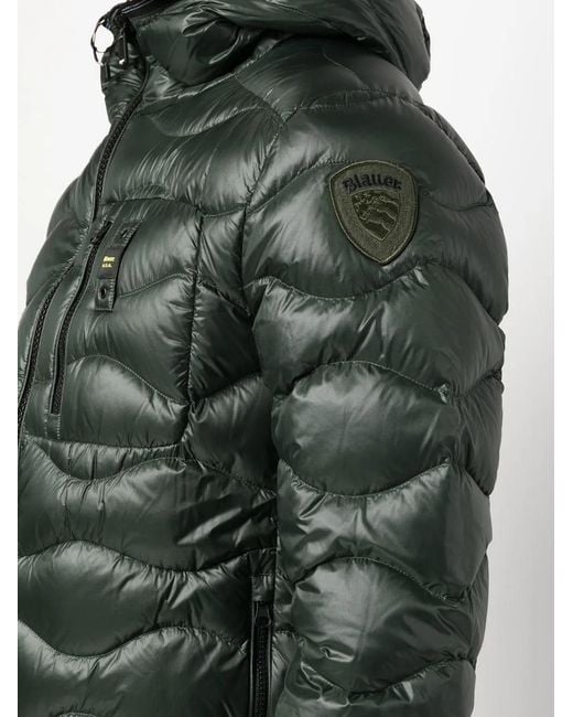 Blauer Green Feather-Down Quilted Jacket for men