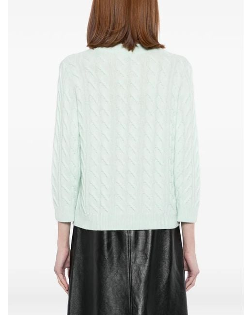 N.Peal Cashmere White Emilia Jumper