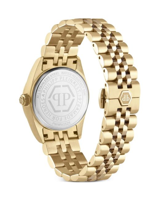 Philipp Plein Metallic Date Superlative 34Mm