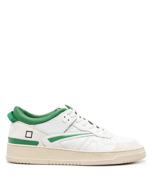 Date White Torneo Lace-up Sneakers for men