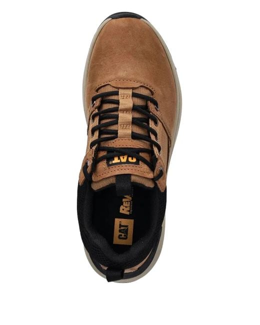 Caterpillar Brown Colorado Leather Sneakers for men