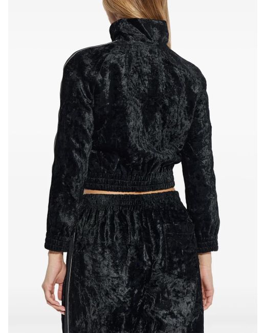 Alexander Wang Black Velvet Cardigan