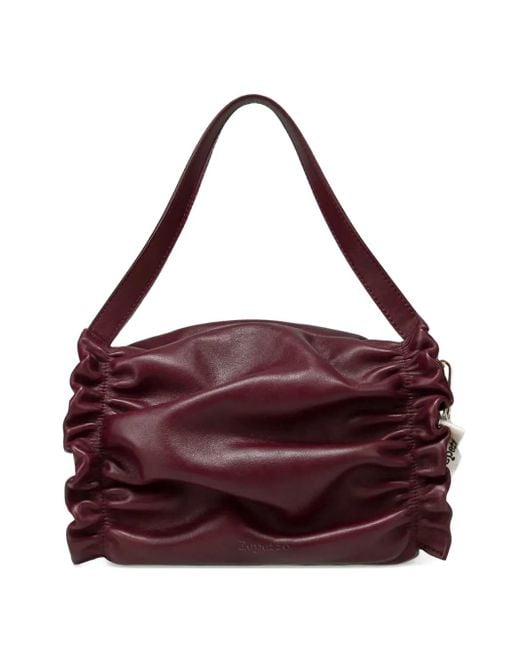 Bolso De Hombro Opéra Pequeño De Piel De Becerro Repetto de color Purple