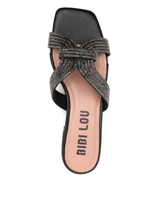 Bibi Lou Black Sloan Sandals