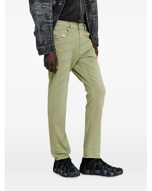 DIESEL Green Joggjeans Taille Droite 2032 D-Krooley-Bw for men