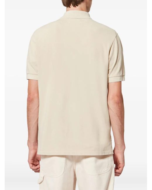 Isabel Marant White Afko Embroidered Polo Shirt for men