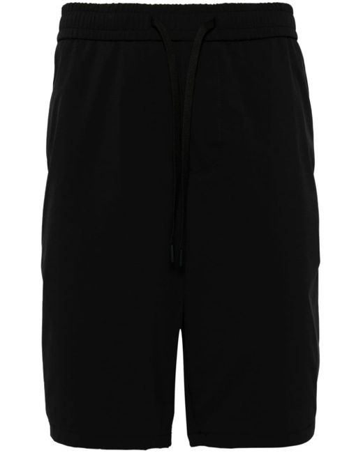 Boss Black Drawstring-waistband Track Shorts for men