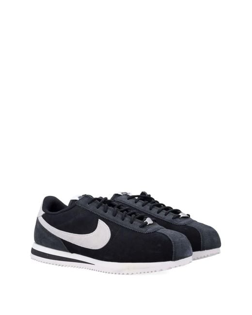 Nike Black Suede Appliqué Trainers for men