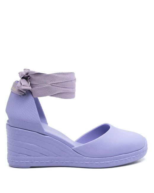 Castaner Blue Careen Wedge-Espadrilles 70mm