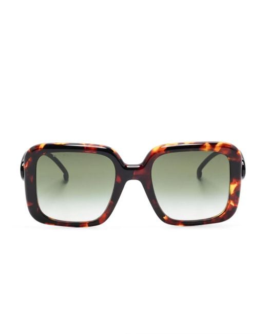 Etro Black Square-Frame Sunglasses