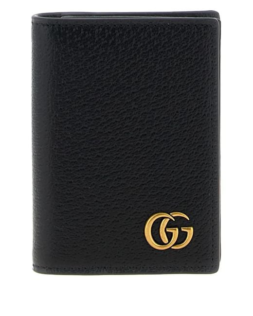 メンズ Gucci GG Marmont Cardholder Black