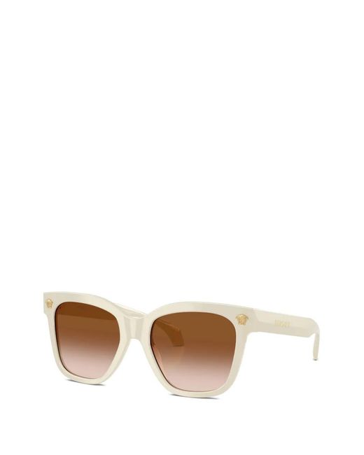 Versace White Medusa Head Sunglasses