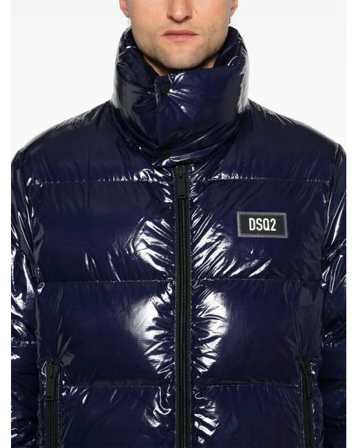 DSquared² Donsjack in het Blue voor heren