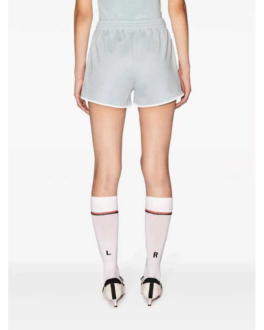 Ambush Blue Logo-Plaque Running Shorts