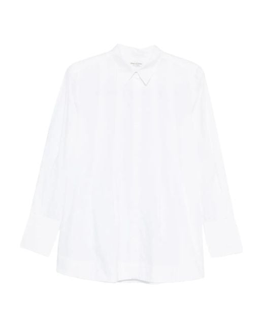 Chemise À Boutonnière Sur Le Devant Marc O' Polo en coloris White