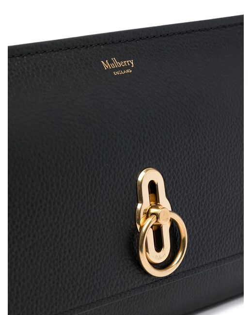 Mulberry Black Small Amberley Clutch Bag