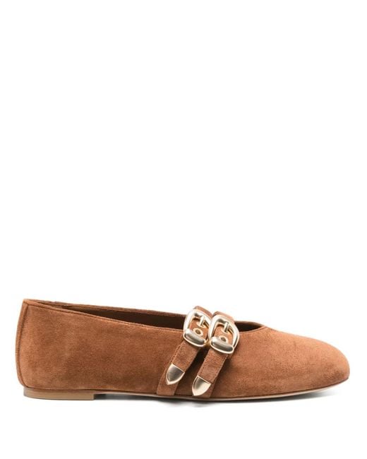 Stuart Weitzman Brown Maven Mary Jane