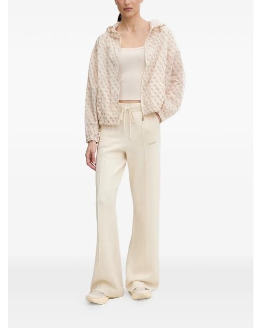 Guess Natural Patterned Hooded Jacket