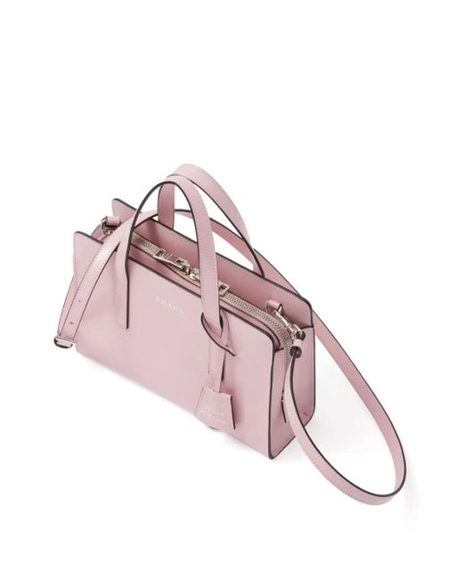 Borsa Tote Mini Re-Edition 1995 di Prada in Pink