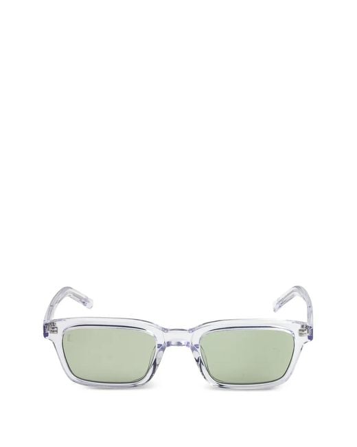 Kaleos Eyehunters Green Delgado Rectangular-Frame Sunglasses for men